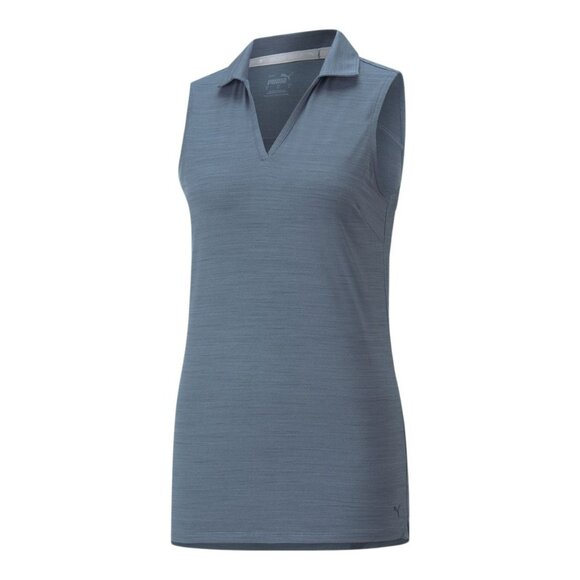 PUMA Women's Cloudspun Coast Polo Tank - Picture 13 of 13